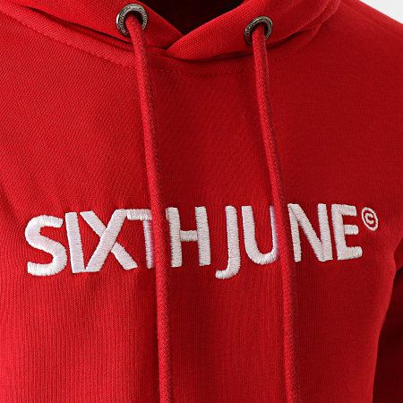 Sixth June - Sudadera con capucha para niños M23600ESW Rojo