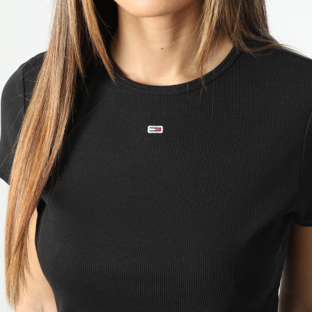 Tommy Jeans - Camiseta Mujer BBY Essential 4876 Negro