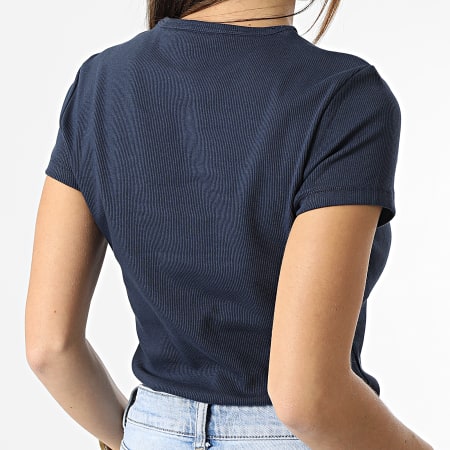 Tommy Jeans - Tee Shirt Femme BBY Essential 4876 Bleu Marine