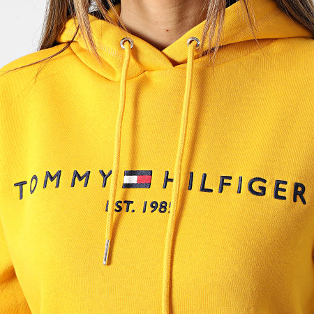 Tommy Hilfiger - Sudadera Regular Mujer 6410 Amarillo