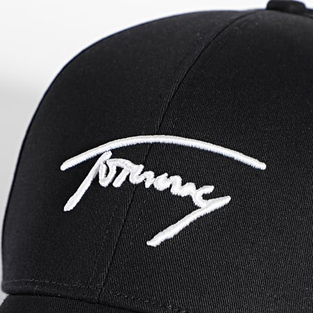 Tommy Jeans - Gorra de mujer Signature 4700 Negro