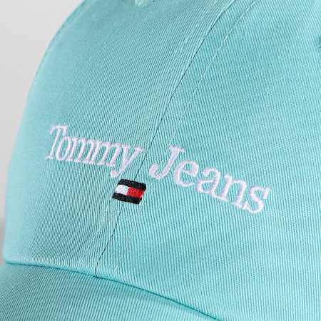 Tommy Jeans - Gorra deportiva de mujer 4078 Azul cielo