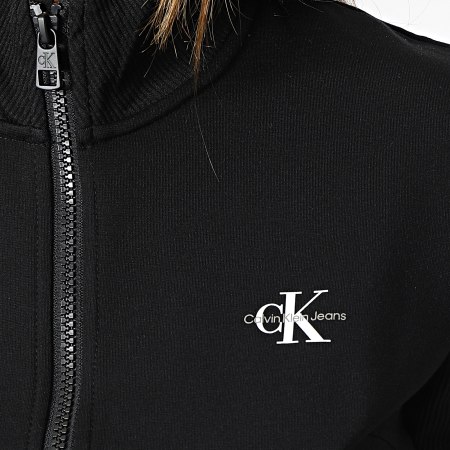 Calvin Klein - Giacca corta Milano 0285 nera con zip da donna