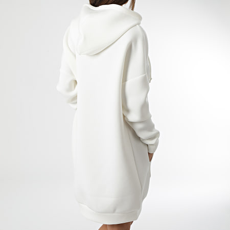 Guess - Vestito donna con cappuccio V2YQ12-K7UW2 Bianco sporco