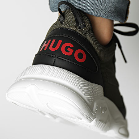HUGO - Leon Runner Sneakers 50487412 Verde scuro
