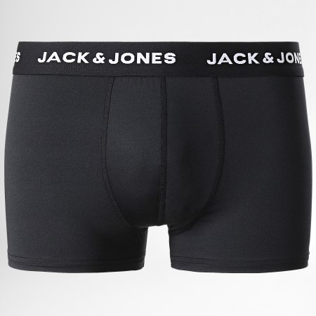 Jack And Jones - Set di 3 boxer in microfibra nera