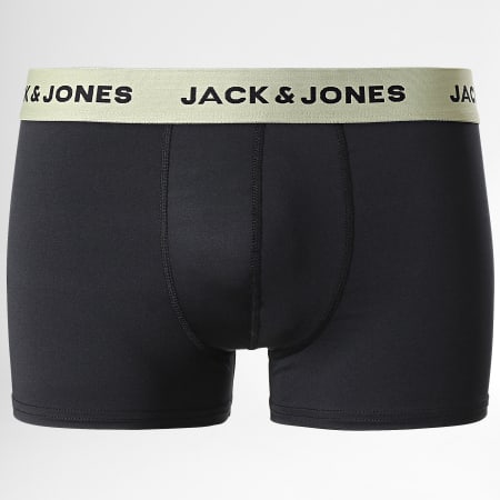 Jack And Jones - Juego de 3 bóxers negros de microfibra
