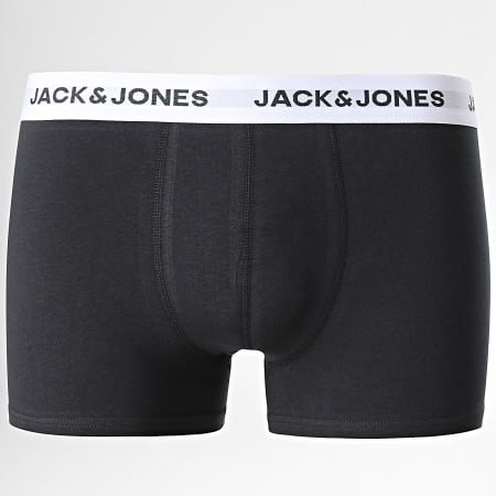 Jack And Jones - Confezione da 7 boxer Rikki nero navy bordeaux
