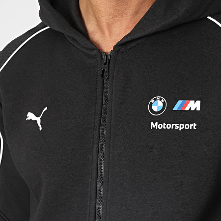 Puma - BMW Motorsport Giacca con zip e cappuccio 538131 Nero