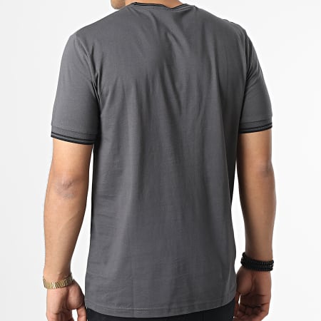 Fred Perry - Tee Shirt Twin Tipped M1588 Gris Anthracite