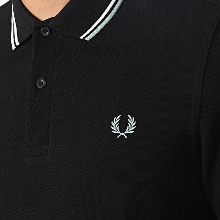 Fred Perry - Polo Manches Longues Twin Tipped M3636 Noir