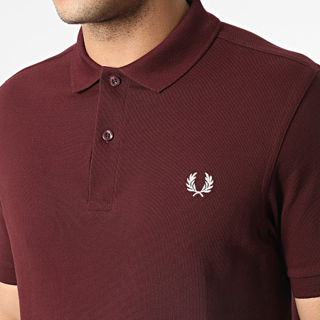 Fred Perry - Polo Manches Courtes Plain Fred Perry M6000 Bordeaux