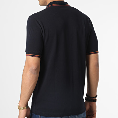 Fred Perry - Polo manica corta Twin Tipped M3600 Navy