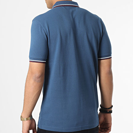 Fred Perry - Polo manica corta Twin Tipped M3600 blu notte