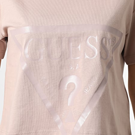 Guess - T-shirt donna V2YI06-K8HM0 Rosa pallido