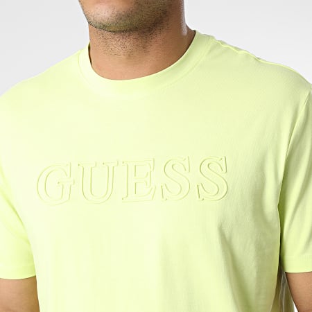 Guess - Camiseta Z2YI11-J1311 Amarillo