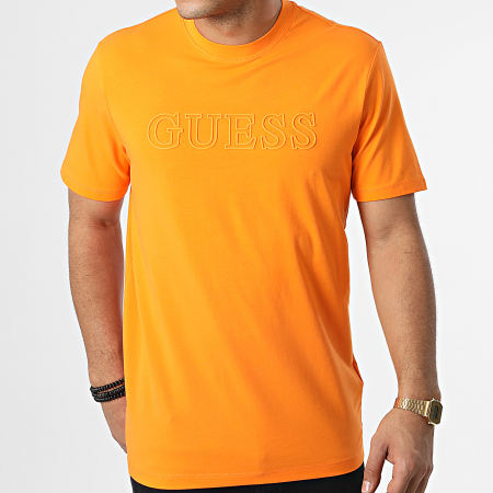 Camiseta on sale guess naranja