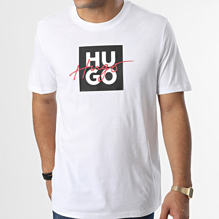 HUGO - Tee Shirt Dalpaca 50484217 Blanc