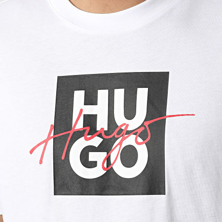 HUGO - Tee Shirt Dalpaca 50484217 Blanc