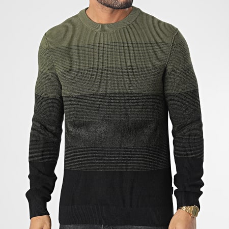 Only And Sons - Eket Life Reg Verde Caqui Negro Jersey