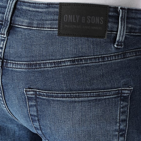 Only And Sons - Jean Slim Loom Blueblack 4063 Bleu Denim