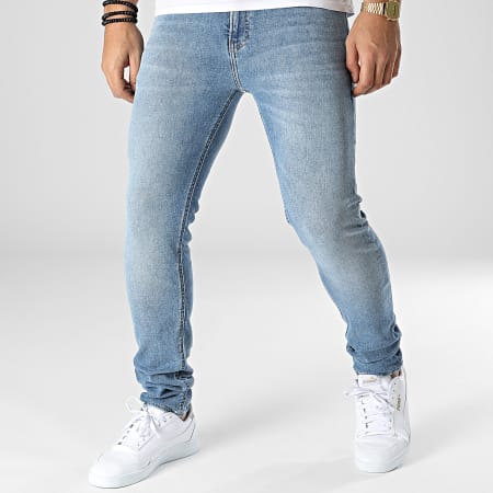 Calvin Klein - 2413 Jeans skinny in denim blu