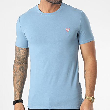 Guess - Camiseta M2YI24-J1311 Azul claro