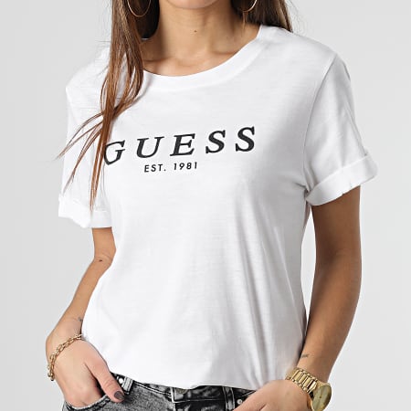 Guess - Camiseta mujer W2BI68 Blanca