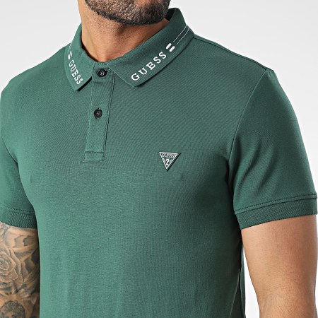 Guess - Polo Manches Courtes M3RP66-KBL51 Vert