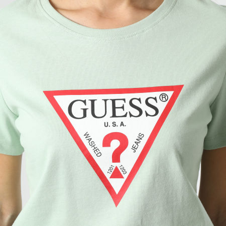 Guess - Camiseta mujer W1YI1B Verde
