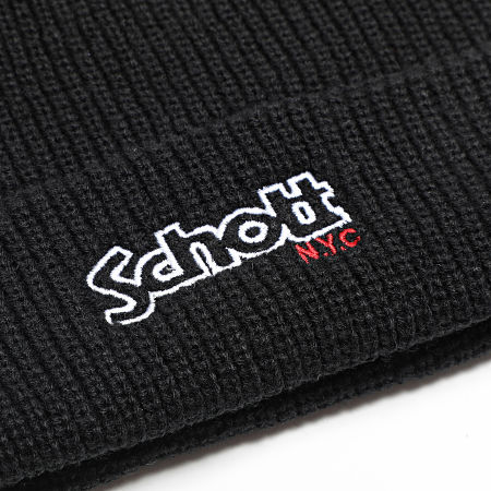 Schott NYC - Bonnet Hatvint Noir