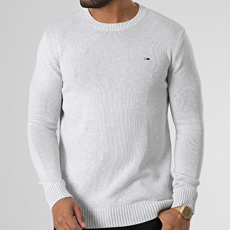 Tommy Jeans - Essential 1856 Jersey gris claro