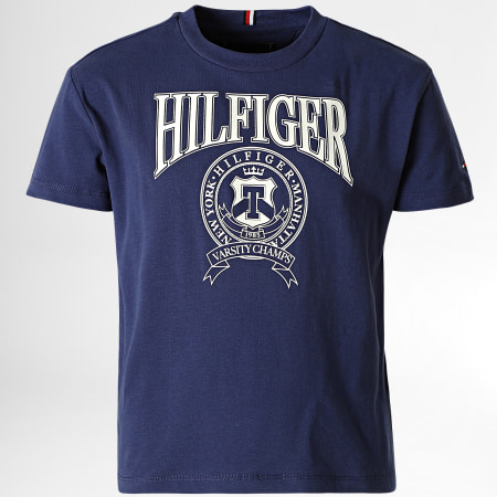 Tommy Hilfiger - Hilfiger Camiseta Niños Varsity 8038 Azul Marino