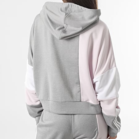 Ensemble De Survetement Femme HJ7312 Gris Chine Rose