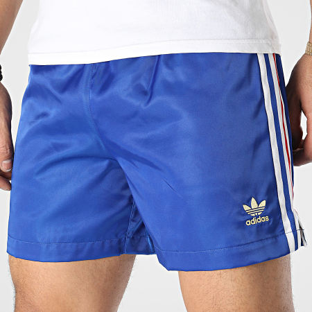 Adidas Originals - FB Nation Tricolour Stripe Jogging Short HK7412 Azul Real