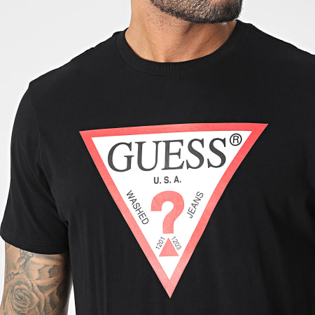 Guess - Camiseta M2GI68-KBA60 Negro