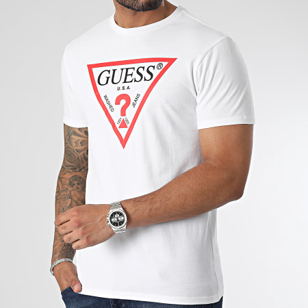 Guess - Camiseta M2GI68-KBA60 Blanca