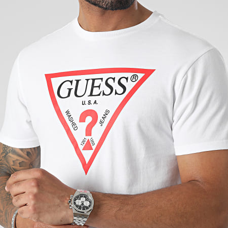 Guess - Camiseta M2GI68-KBA60 Blanca