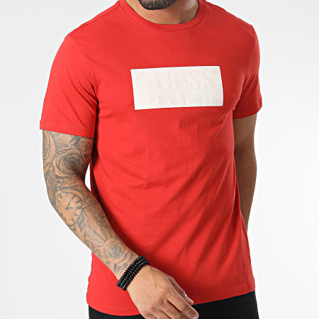 Guess - Camiseta M3RI46-K9RM3 Roja