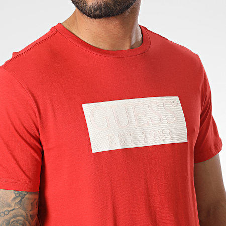 Guess - Tee Shirt M3RI46-K9RM3 Rouge