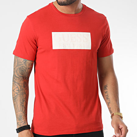 Guess - Camiseta M3RI46-K9RM3 Roja