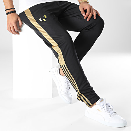 Adidas Sportswear - Pantaloni da jogging Messi IA1035 Nero Oro
