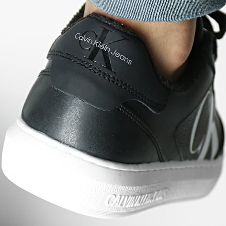 Calvin Klein - Baskets Casual Cuspole Leather 0573 Black White