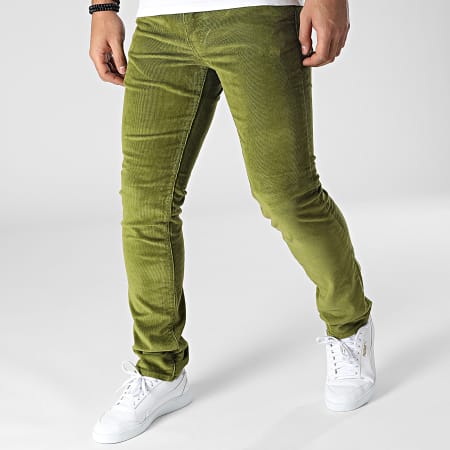 Levi's - Pantalones chinos de terciopelo 04511 Verde caqui