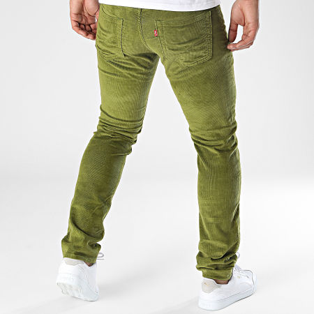 Levi's - Pantaloni Chino Velour 04511 Verde Khaki