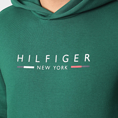 Tommy Hilfiger - Hilfiger New York 9301 Sudadera con capucha verde