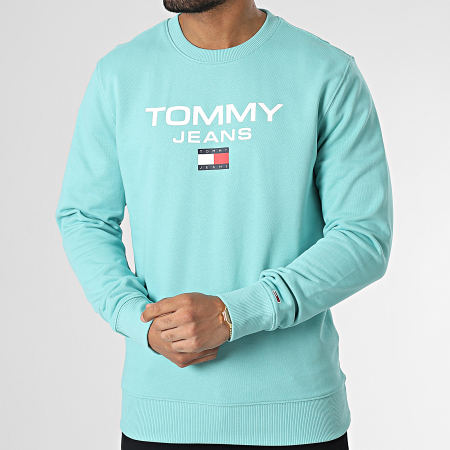Tommy Jeans - Sweat Crewneck Reg Entry 5688 Turquoise Clair