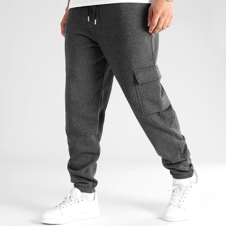 LBO - 317 Pantaloni da jogging cargo grigio antracite