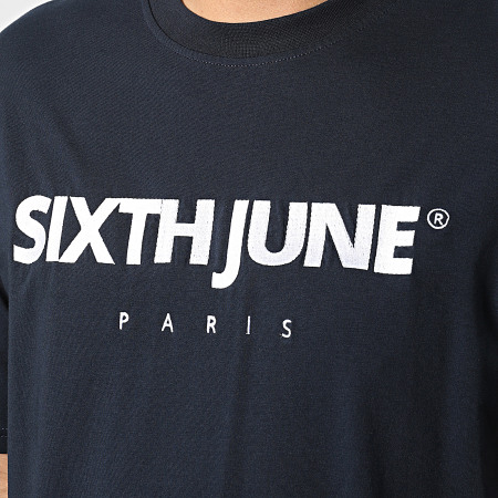 Sixth June - Tee Shirt M23613ETS Bleu Marine