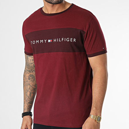 Tommy Hilfiger - Tee Shirt Logo Flag 1170 Bordeaux